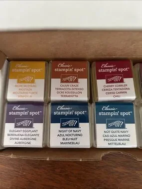 Stampin' Up! | Art | Stampin Up Classic Stampin Spot Ink Cube Set ...